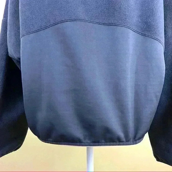 Puma Gray Yogini Cropped Zip Fleece Hooded Jacket Size XL - Picture 11 of 13